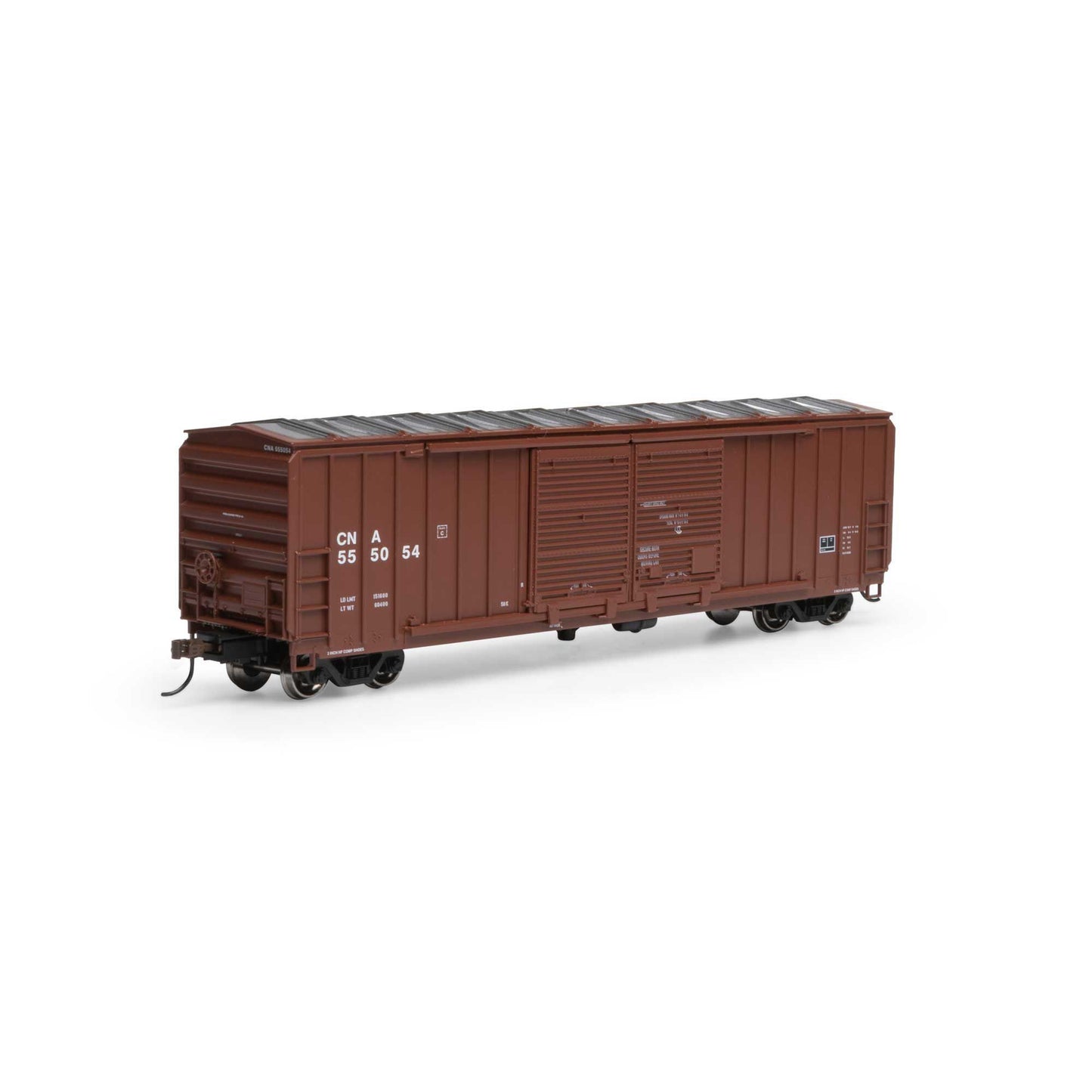 HO 50' FMC 5283 Double Door Box Car, CN #555054 (RND97981)