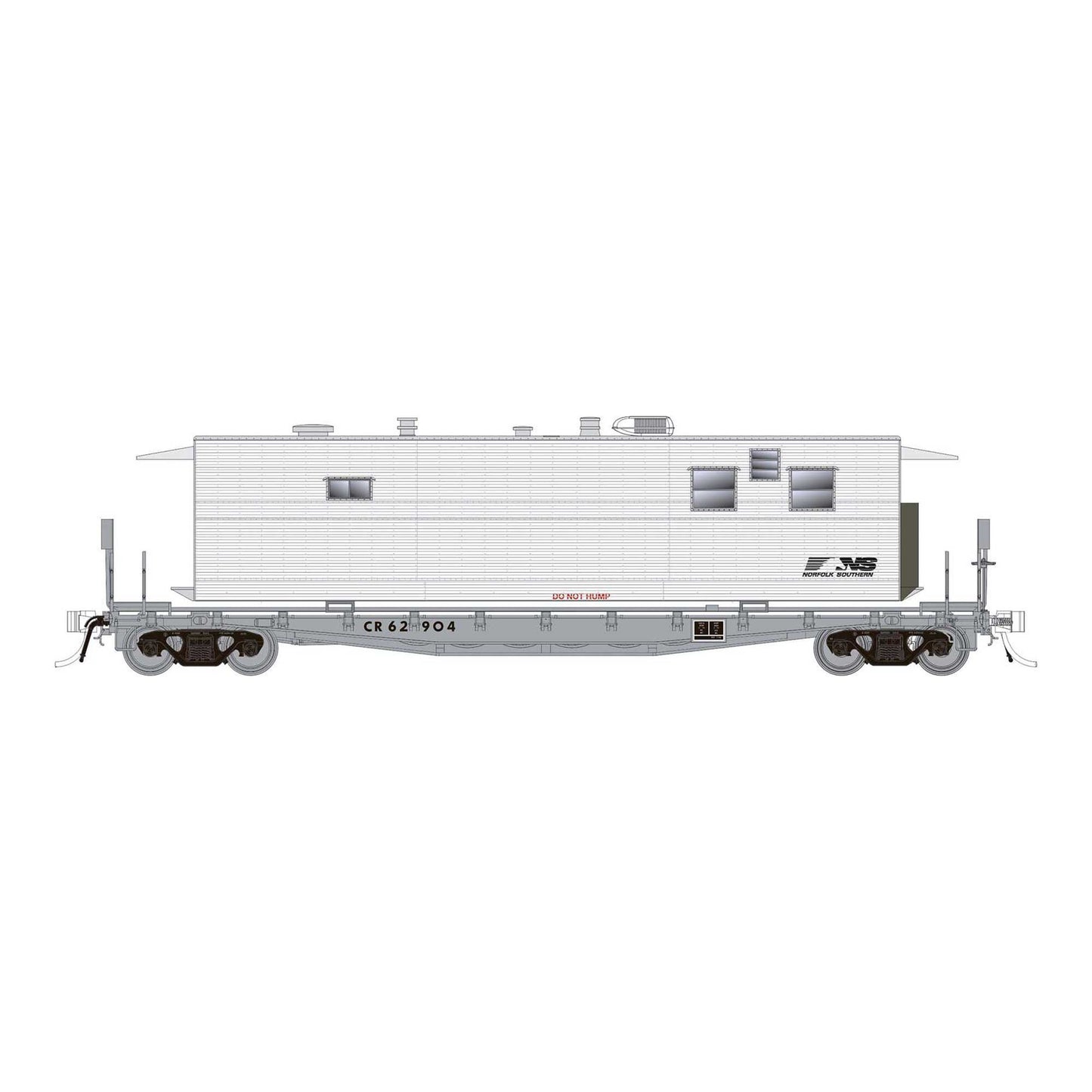 HO F30A 50 Flat Car with Camp Van (RPI138104)