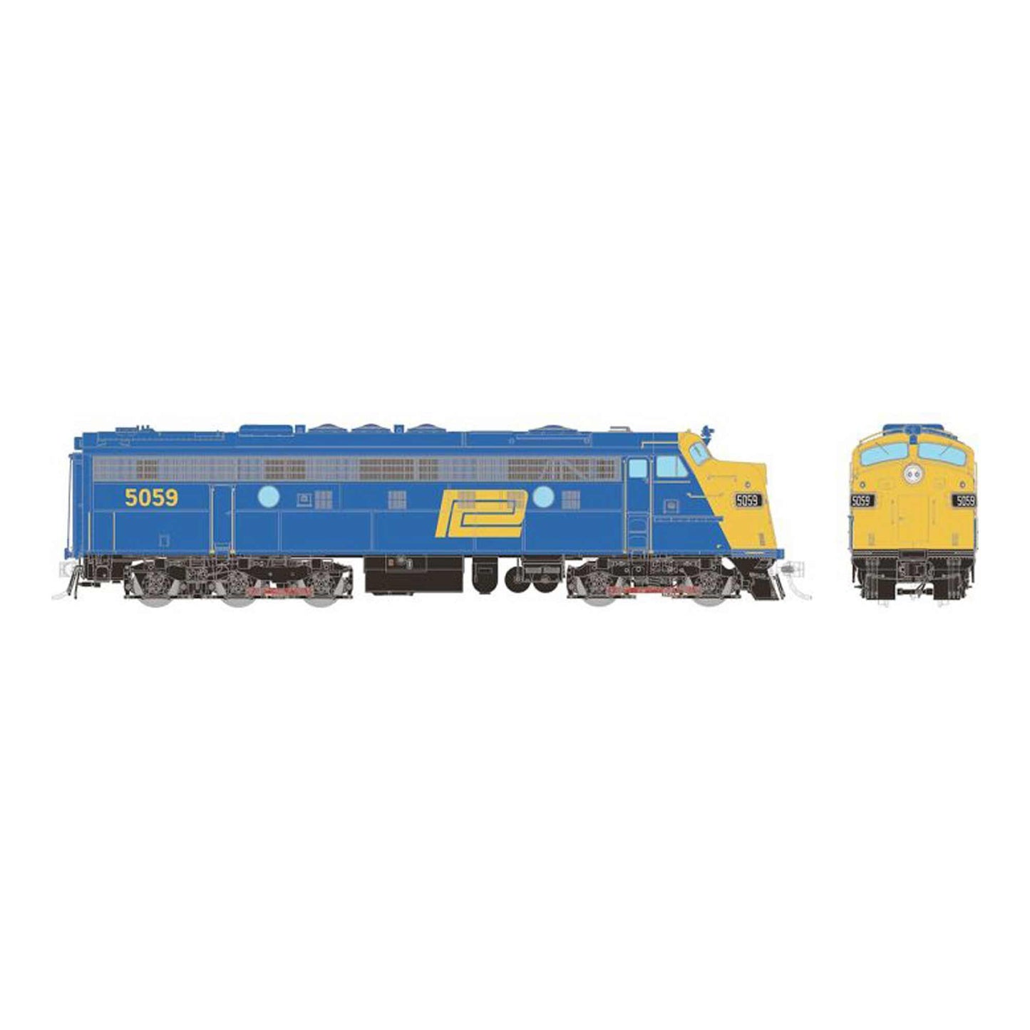 HO EMD FL9 DC/DCC/Sound Locomotive Penn Central #5059 (RPI14566)