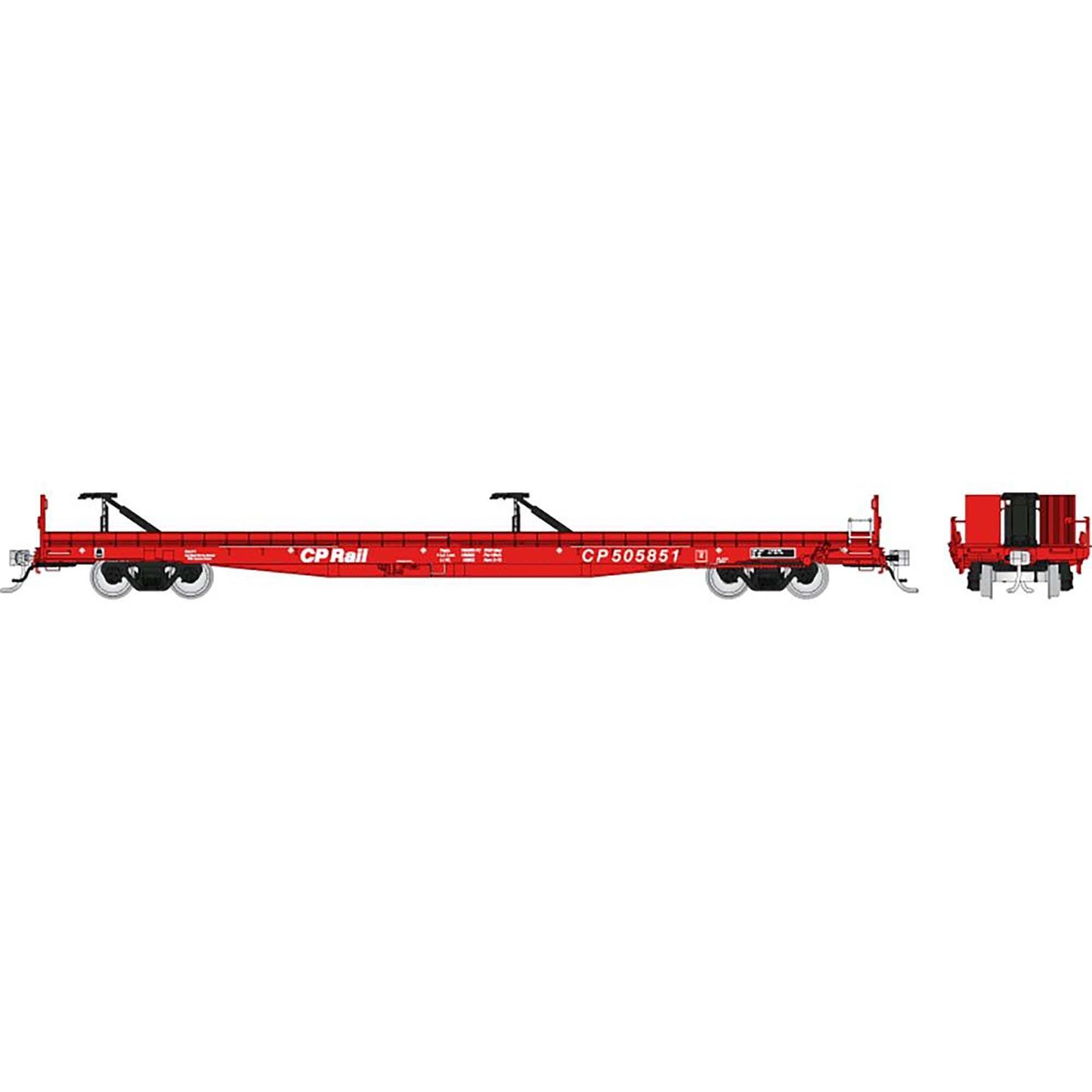 HO Marine Industries Piggyback Flatcar CPR #2 (RPI151004A)