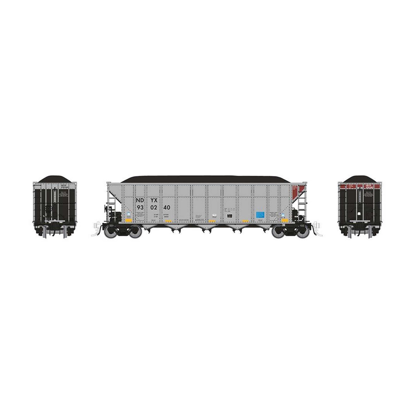 HO AutoFlood III Coal Hopper NDYX Single Car (RPI169052A)