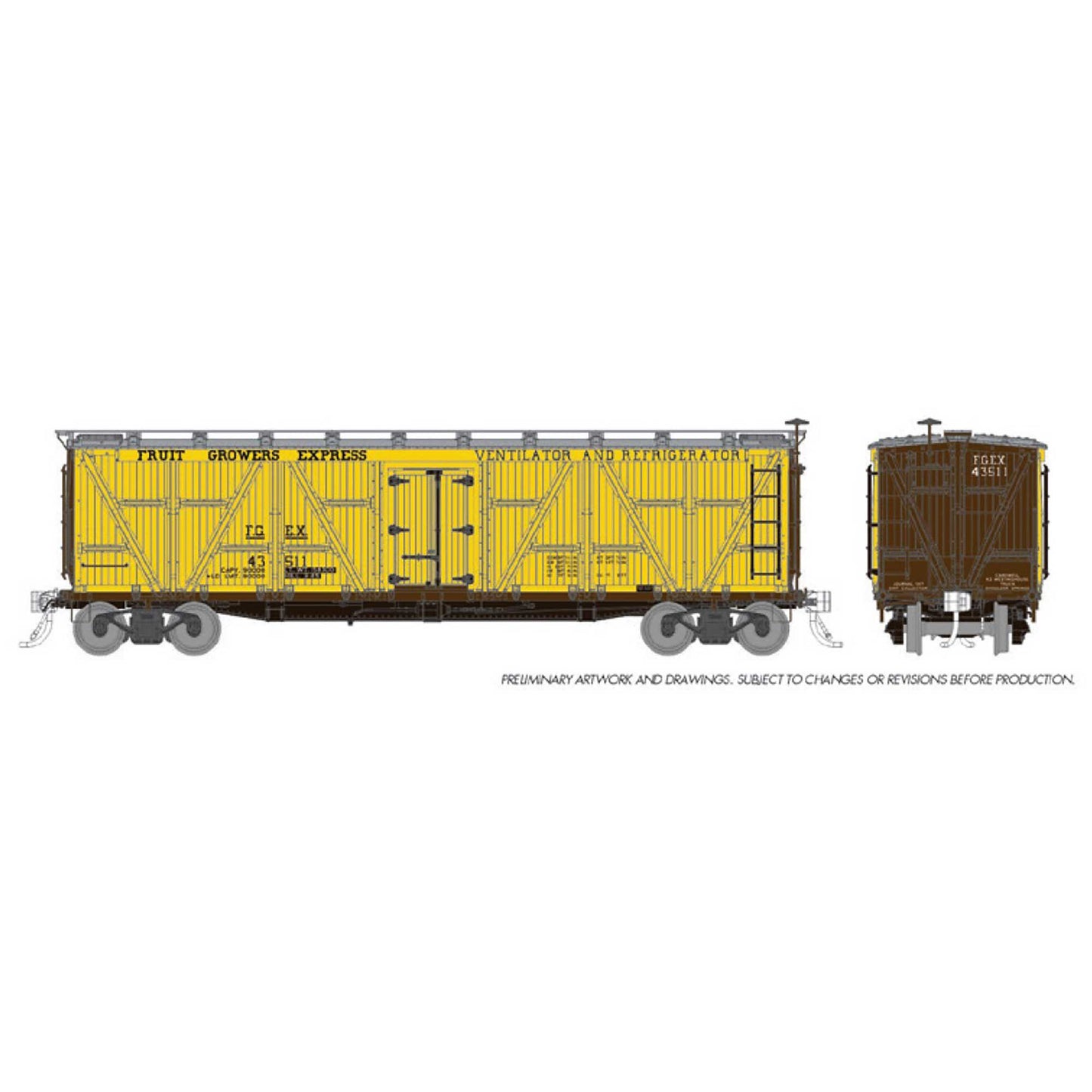 HO FGE R7 Reefer Silver Roof Scheme (RPI177203A)