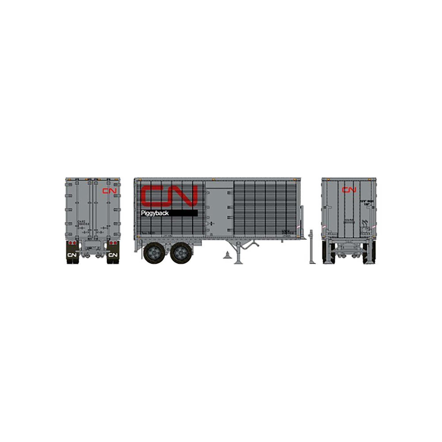HO 26 Can-Car Trailer with Side Door (RPI403090)
