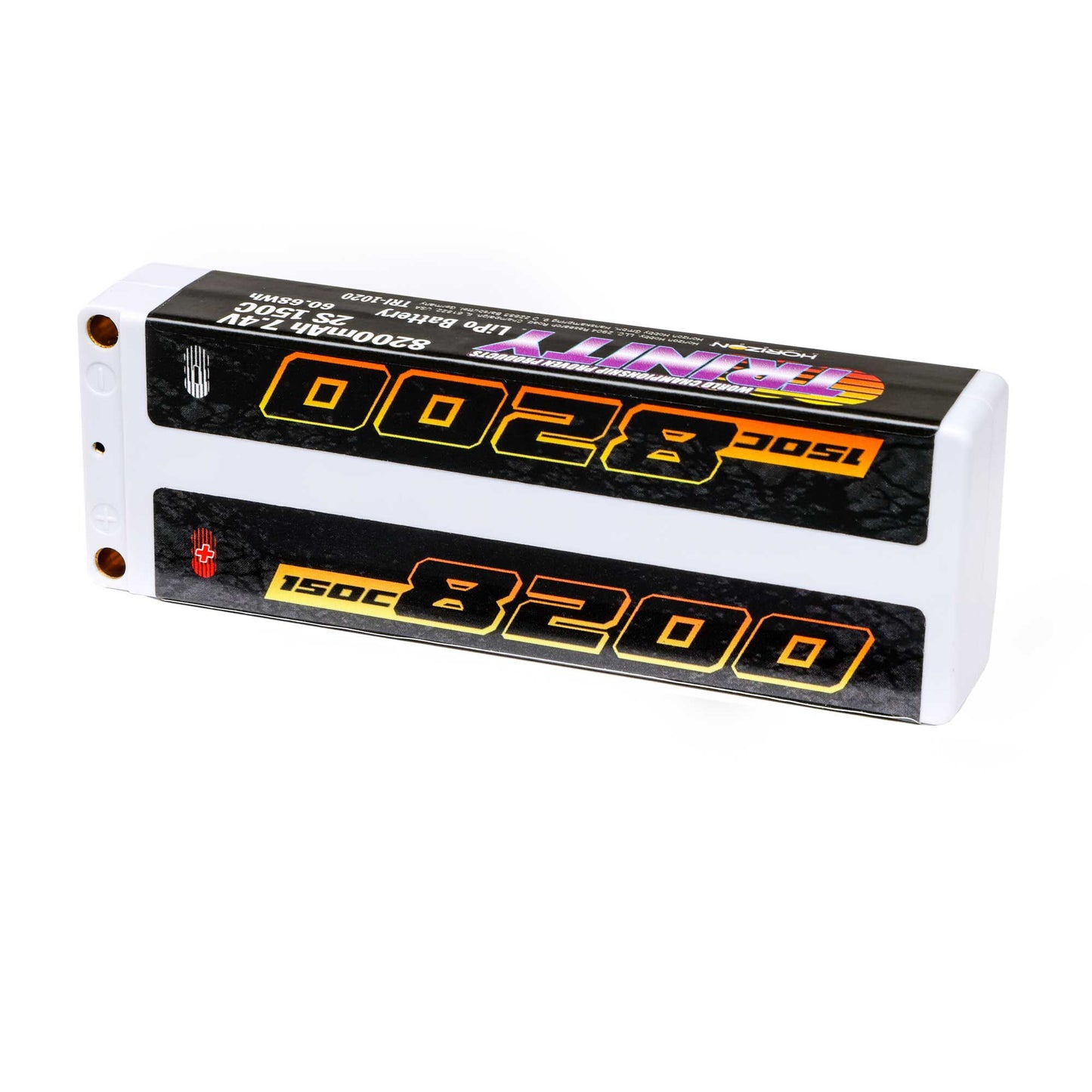 7.4V 8200mAh 2S 150C Stick LiPo Battery with 5mm Bullets (TRI-1020)