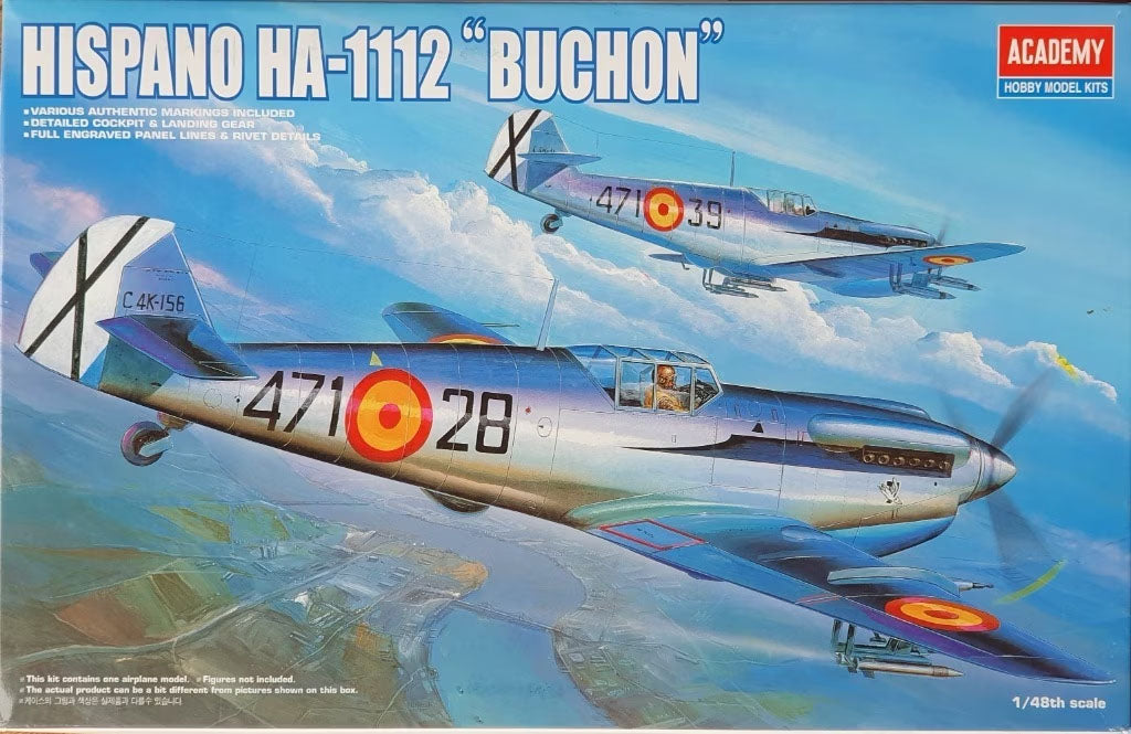1/48 Hispano HA-1112 "BUCHON" Plastic Model Kit (ACYS1103)