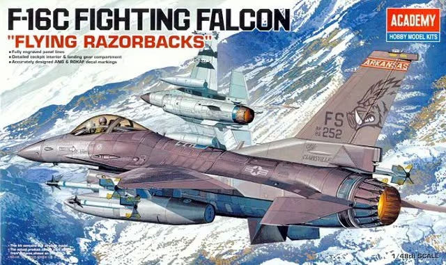 1/48 F-16C Fighting Falcon "Flying Razorbacks" Plastic Model Kit (ACYS1104)