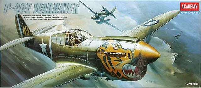 1/72 P-40E Warhawk Plastic Model Kit (ACYS1671)
