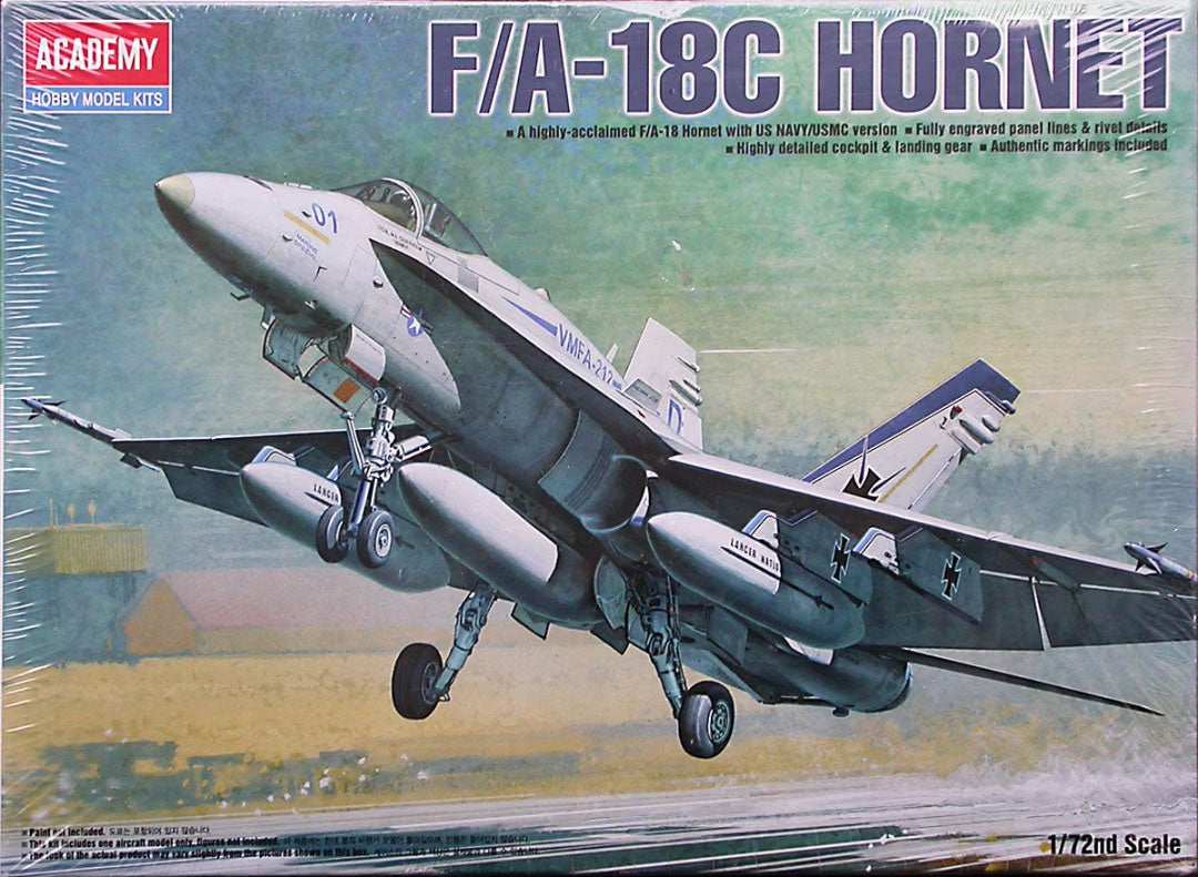 1/72 F/A-18C Hornet Plastic Model Kit (ACYS2411)