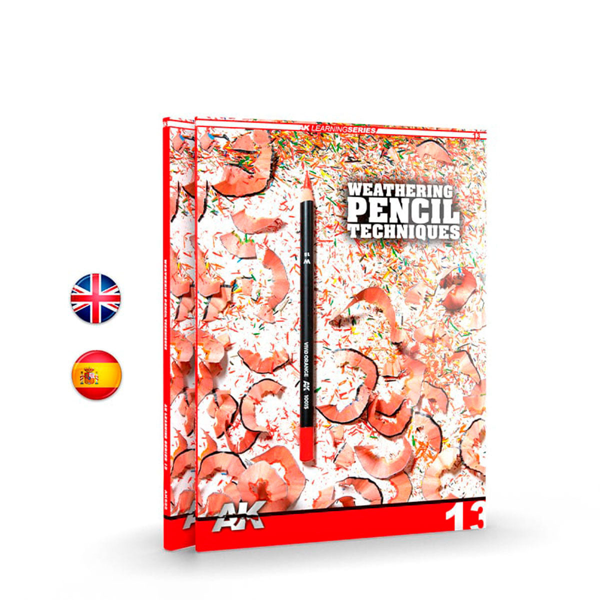 AK Learning 13: Weathering Pencil Techniques (book) (AKI522)