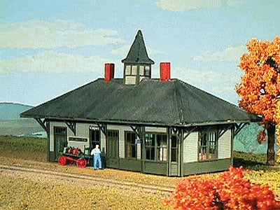 HO Sandy River & Rangeley Lakes Strong Depot Kit 6"x3"x5" (AMB804)
