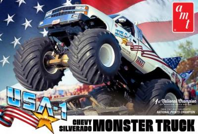 1/32 USA-1 Monster Truck Plastic Model Kit (AMT1351M)