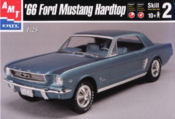 1/25 1966 Mustang Hard Top Plastic Model Kit (AMT31542)