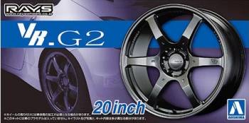 1/24 Wheel Set Volk Racing Vr.g2 20" for Plastic Models (AOS05517)