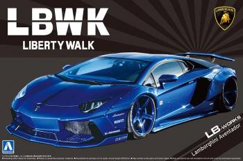 1/24 LB-Works Lamborghini Aventador Ver.2 Plastic Model Kit (AOS05991)