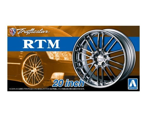 1/24 Trafficstar RTM 20" Tire & Wheel Set (4) (AOS53713)