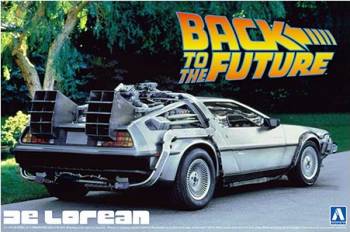1/24 Back To The Future Delorean From Part I Plastic Model Kit (AOS59166)