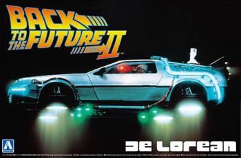 1/24 Back To The Future Delorean From Part II Plastic Model Kit (AOS59173)