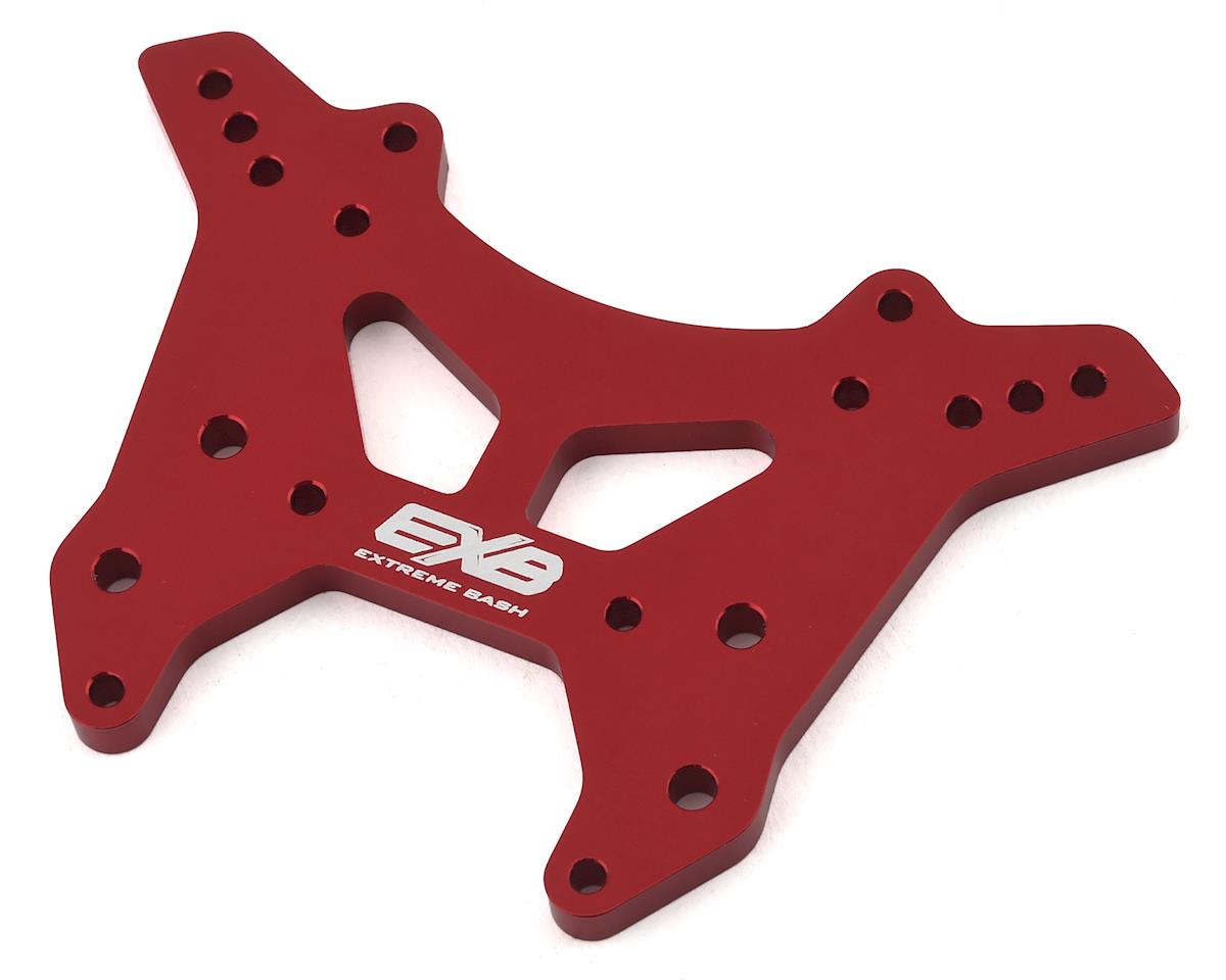 Front Shock Tower CNC 7075 T6 Aluminum L Red (ARA320577)