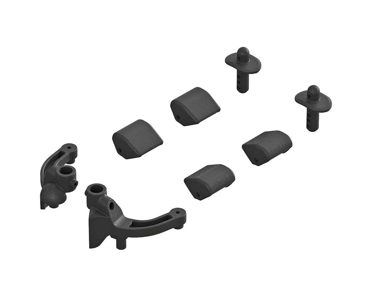 AR320458 Body Mount Set Front TYPHON 4x4 (ARAC3496)