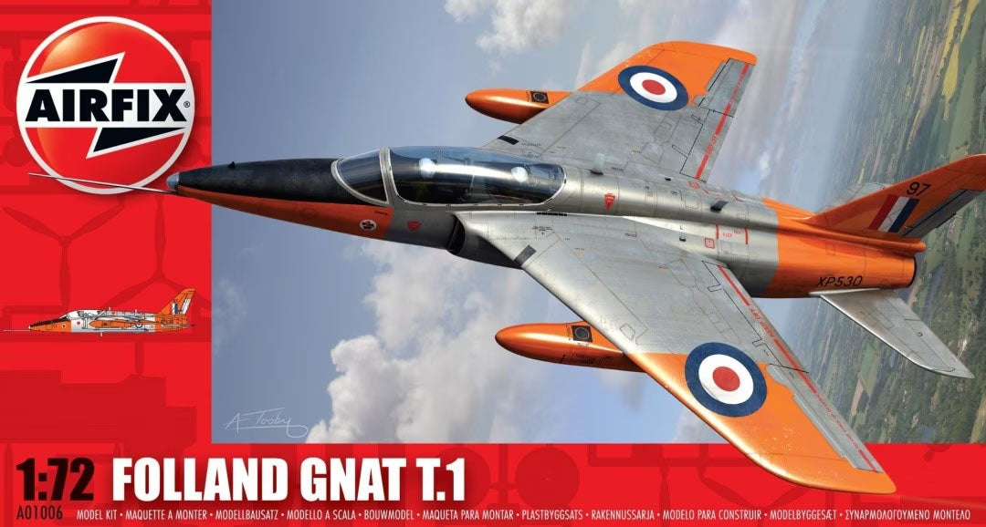 1/72 Folland Gnat T.1 Plastic Model Kit (ARXS1006)