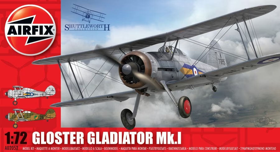1/72 Gloster Gladiator Mk.I Plastic Model Kit (ARXS2052)