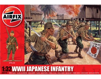 1/32 WWII Japanese Infantry Plastic Model Kit (ARXS2710)
