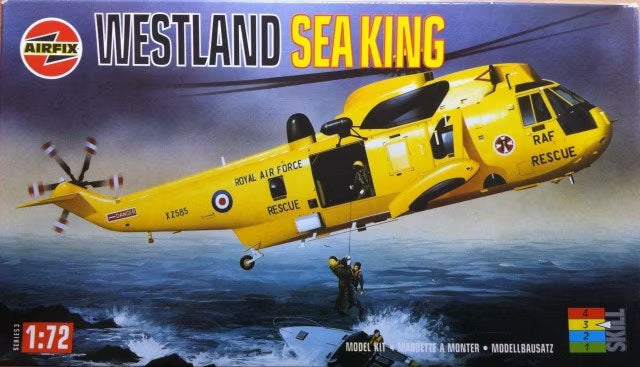 1/72 Westland Sea King Helicopter Plastic Model Kit (ARXS3043)