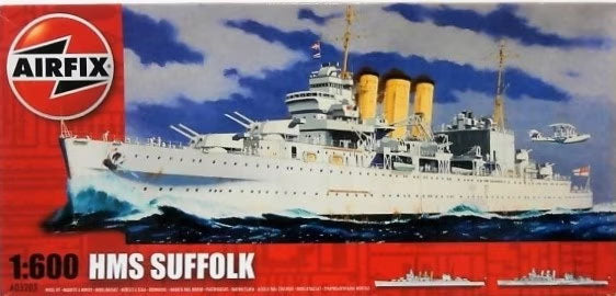 1/600 HMS Suffolk Plastic Model Kit (ARXS3203)