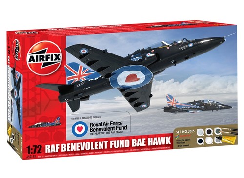 1/72 RAF Benevolent Fund Bae Hawk Gift Set Plastic Model Kit (ARXS5149)