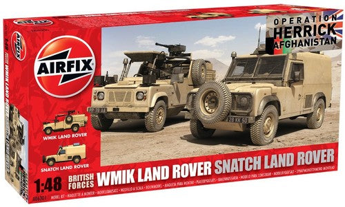 1/48 Land Rovers of the British Army (WMIK and Snatch) Plastic Model Kit (ARXS6301)