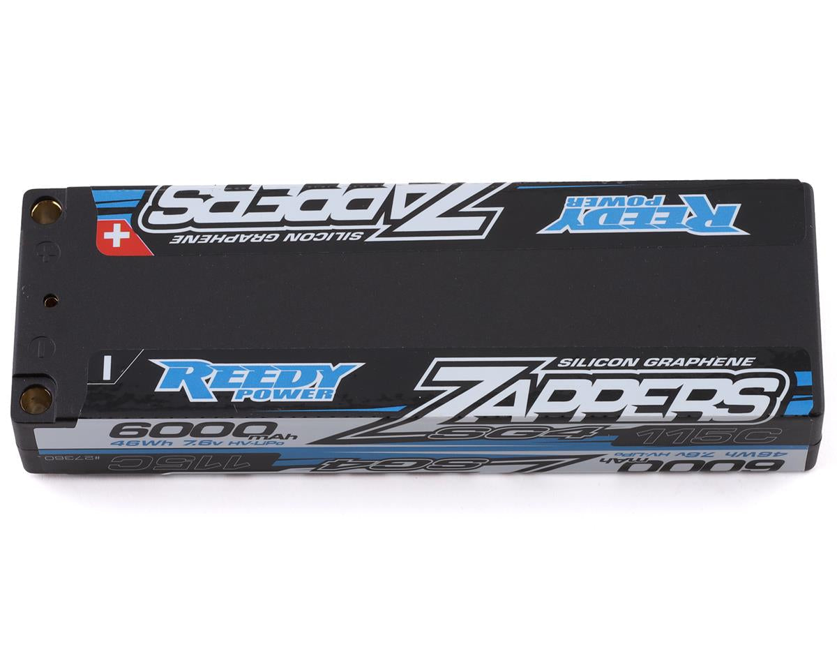6000mAh 7.6V 115C 2S Zappers SG4 Series Stick LiHV Battery Pack with 5mm Bullet Plugs (ASC27360)