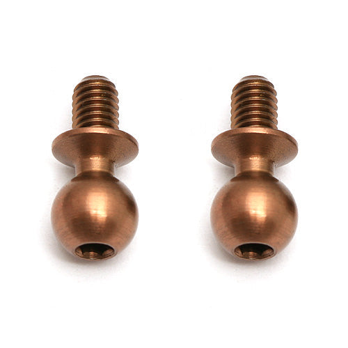 Factory Team Heavy-Duty Ballstuds, 4mm, Titanium Nitride: B5 (ASC91452)