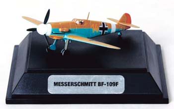 1/100 Messerschmitt Bf-109F JG-51 E-Z Build Plastic Model (ATES1004)