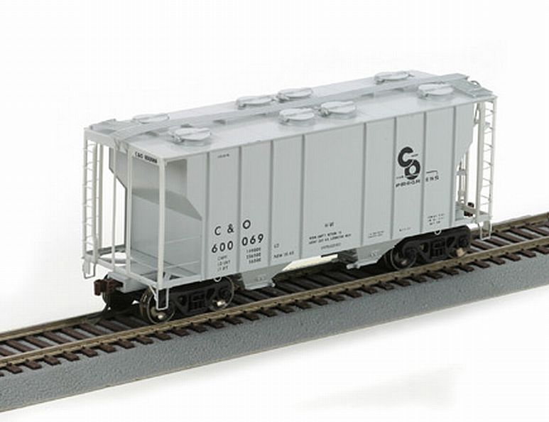 N RTR PS2 2600 Covered Hopper C&O #1 (ATH12049)