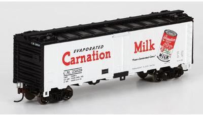 HO RTR 40' Steel Reefer, Carnation Milk #25029 (ATH71374)