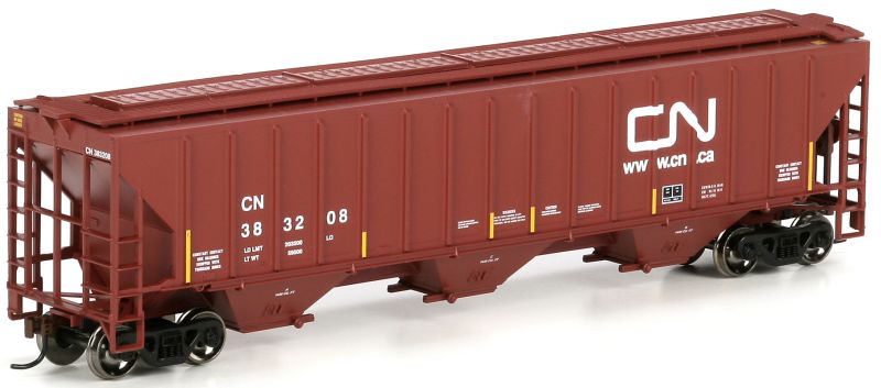 HO PS Covered Hopper, Canadian National (CN) #383208 (ATH72377)