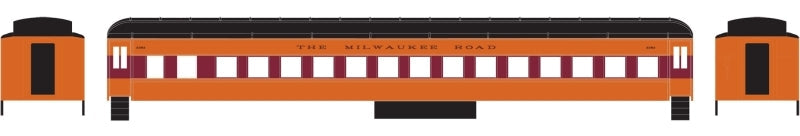 HO Heavyweight Coach, Milwaukee Road (MILW) #3353 (ATH79460)