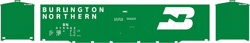 HO 50' OB Plug Door Box Car, Burlington Northern (BN) #317086 (ATH81425)