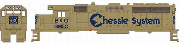 HO GP40-2, Chessie System (B&O) #GM50 (ATH89761)