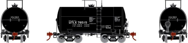 HO RTR 30' NACC 8000 Gallon-Tank Car, Union Tank Car (UTLX) #78515 (ATH97027)