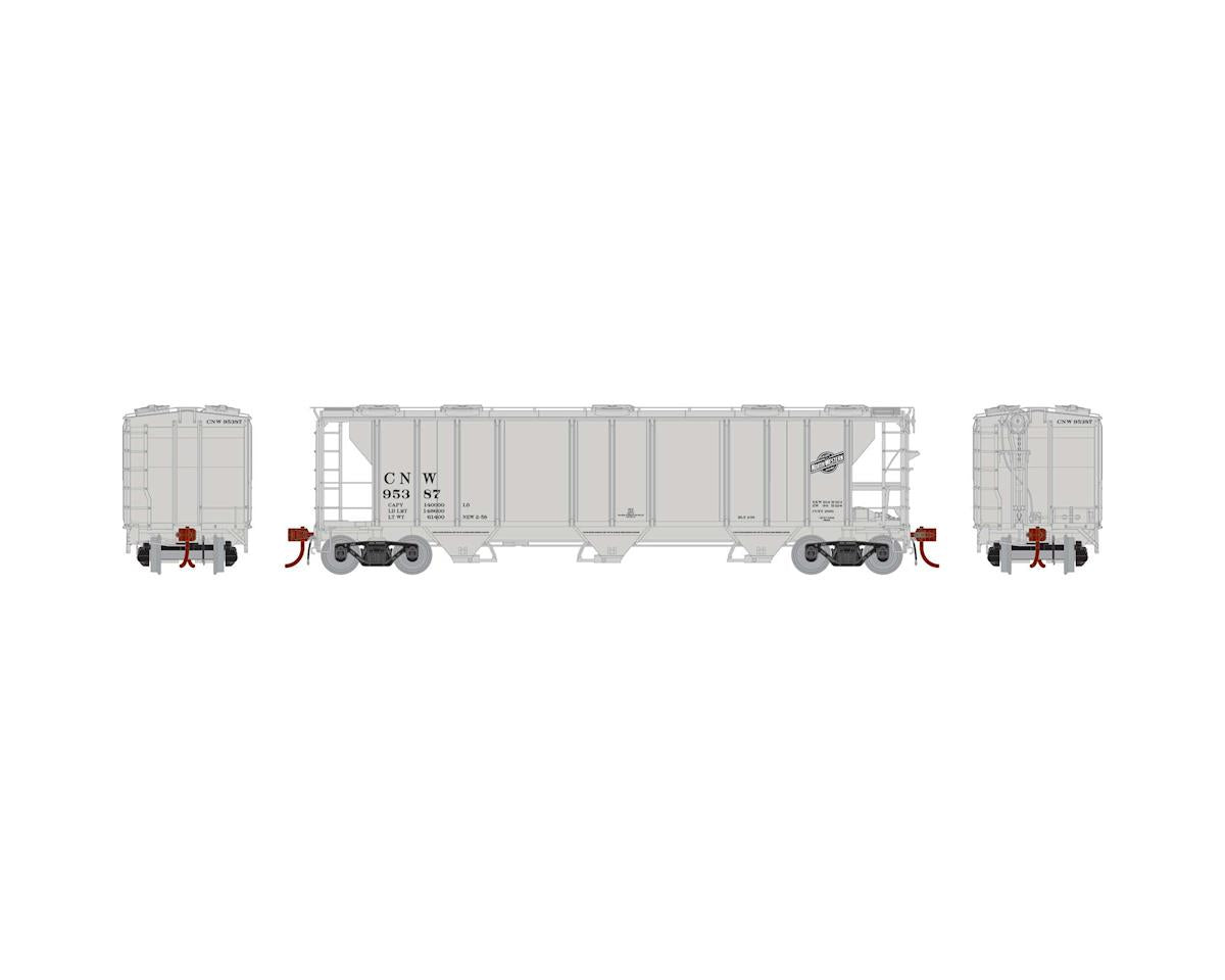 HO PS-2 2893 3-Bay Covered Hopper, C&NW #95387 (ATHG73603)