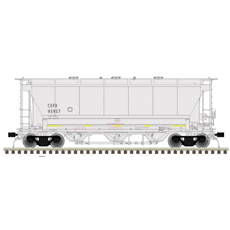 HO CITI Group Capital Finance Trinity 3230 Covered Hopper #95957 (ATL20005536)