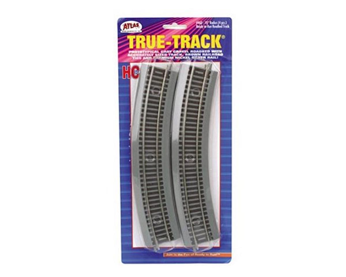 HO True-Track 18" Radius Curve (4) (ATL460)