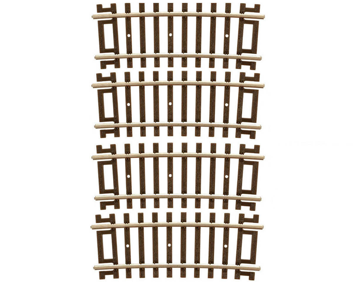 HO Code 83 Snap-Track 22" Radius 1/3 Curve Track (4) (ATL537)