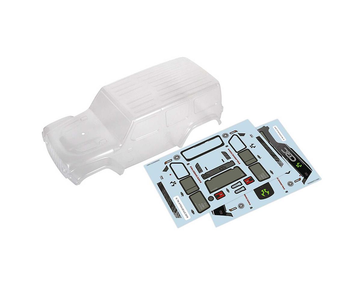 2019 Jeep JLU CRC Body, Clear and Precut: SCX24 (AXI200000)