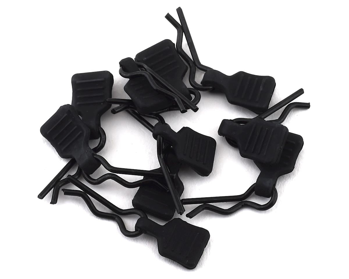 3mm Body Clip with Tab, Black (10) (AXI206000)
