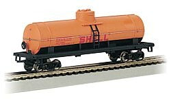 HO 40' Single-Dome Tank Car RTR Silver Series Shell Oil Company (BAC17834)