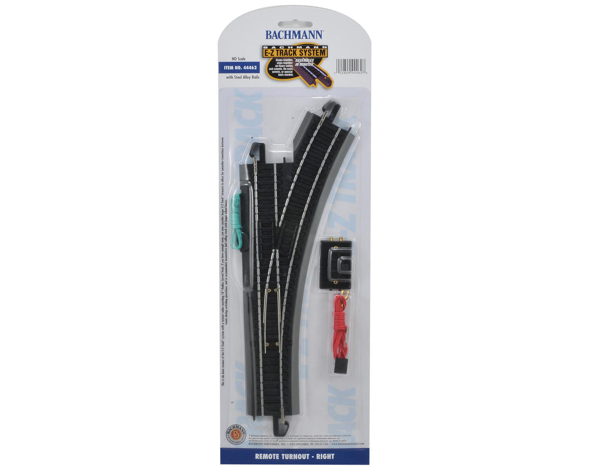 HO Steel Alloy EZ Track System Right Hand Remote Switch (BAC44462