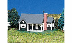 N Assmebled New England Ranch House 2-3/4"x3-1/2" (BAC45814)