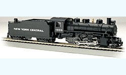 HO Steam 2-6-0 Mogul PoweRed with Tender and Smoke New York Central #1905 (BAC56520)